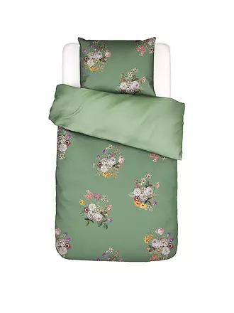 ESSENZA | Satin-Bettwäsche LAURINE 70x90cm/140x200cm Shale Green | 